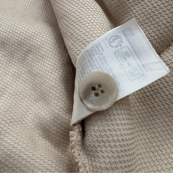 H&M Oversized Teddy Shacket Faux Sherpa Double Pocket Button Down Neutral XS NEW - Picture 13 of 17